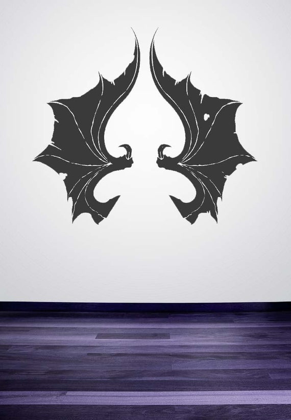 Bat Wings Bat Decal Bat Decor Vampire Halloween Bat Wings Bat Decal Bat Decor Vampire Halloween