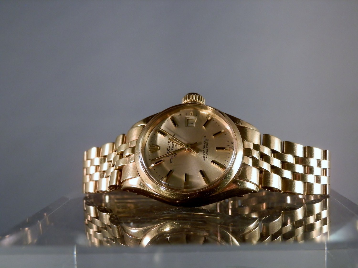 rolex oyster perpetual datejust 18k 750