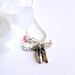 Ballet Slippers Girls Sterling Silver Personalized Hand Stamped Name Charm Dance Necklace, Ballet Slippers, Dance Shoes--FREE Gift Packaging