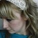 Ivory Crochet Lace Headband