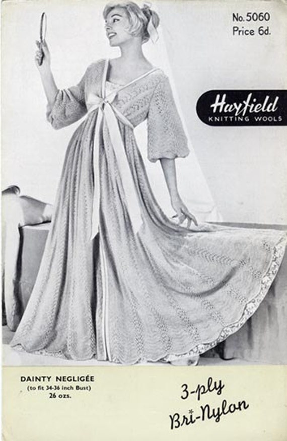 knitted dressing gown pattern Main Fabric Content:55% POLYESTER