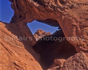 Desert Landscape Red Sandstone Nature Nevada, Valley of Fire, Original ...