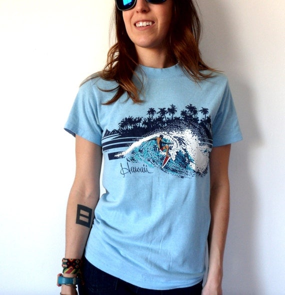 80s surf t shirt