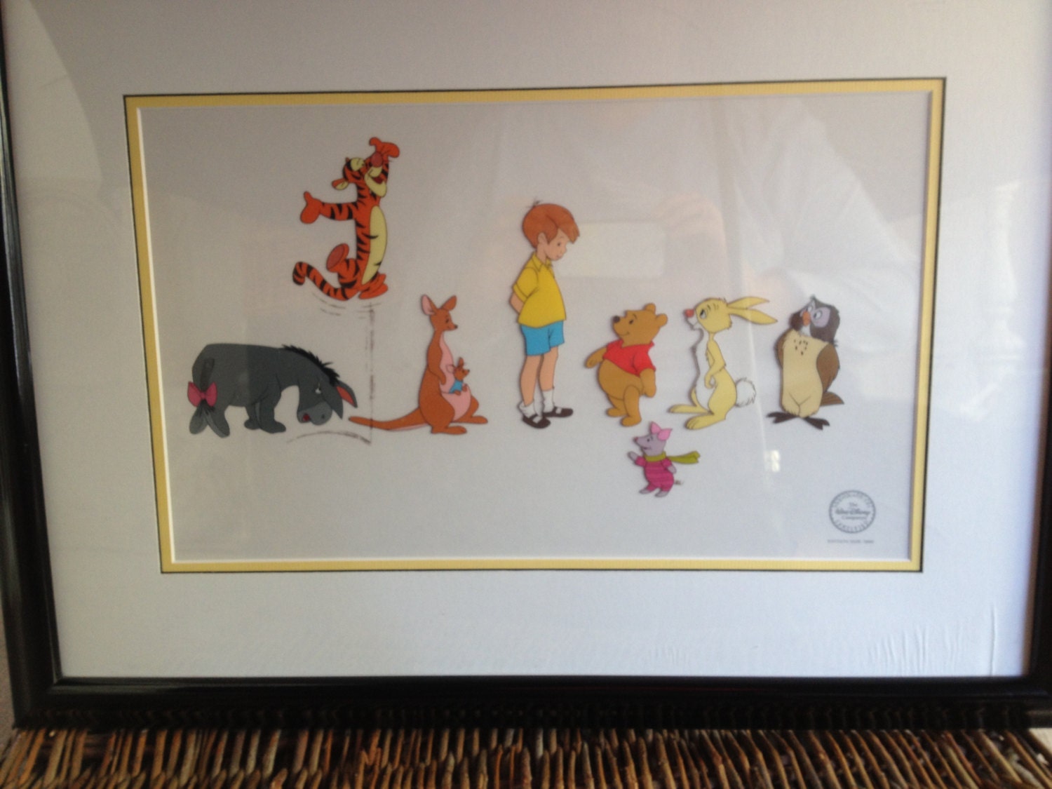 Winnie the Pooh Sericel Walt Disney Sericel