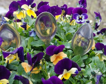 Set of 3 Vintage Spoon Plant Markers- Perfect Gift