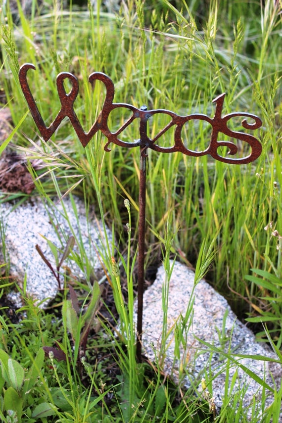 Steel Garden Markers Garden Stake Plant Marker Veggie Steel Garden Markers Garden Stake Plant Marker Veggie