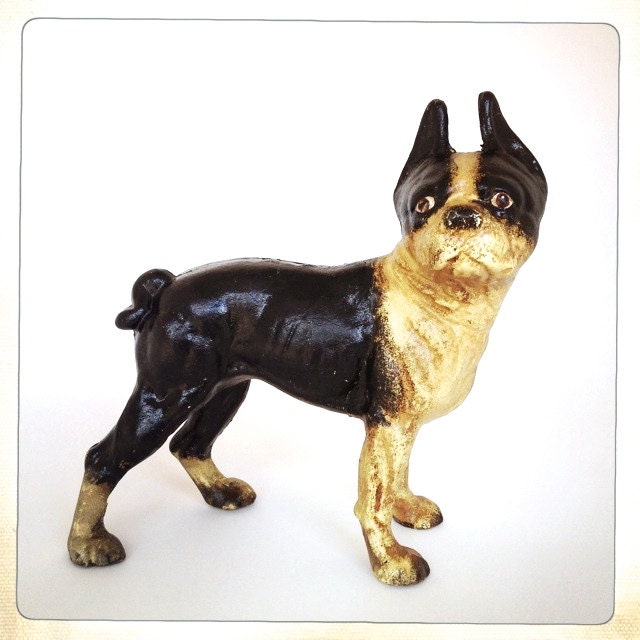 Cast iron boston terrier