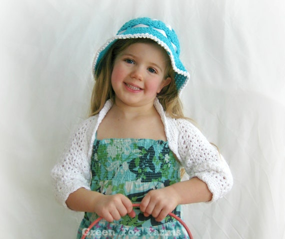 pattern for shrug crochet toddler Crochet CUSTOM Boutique Easter Crochet Lacy Girls Baby Bolero Shrug