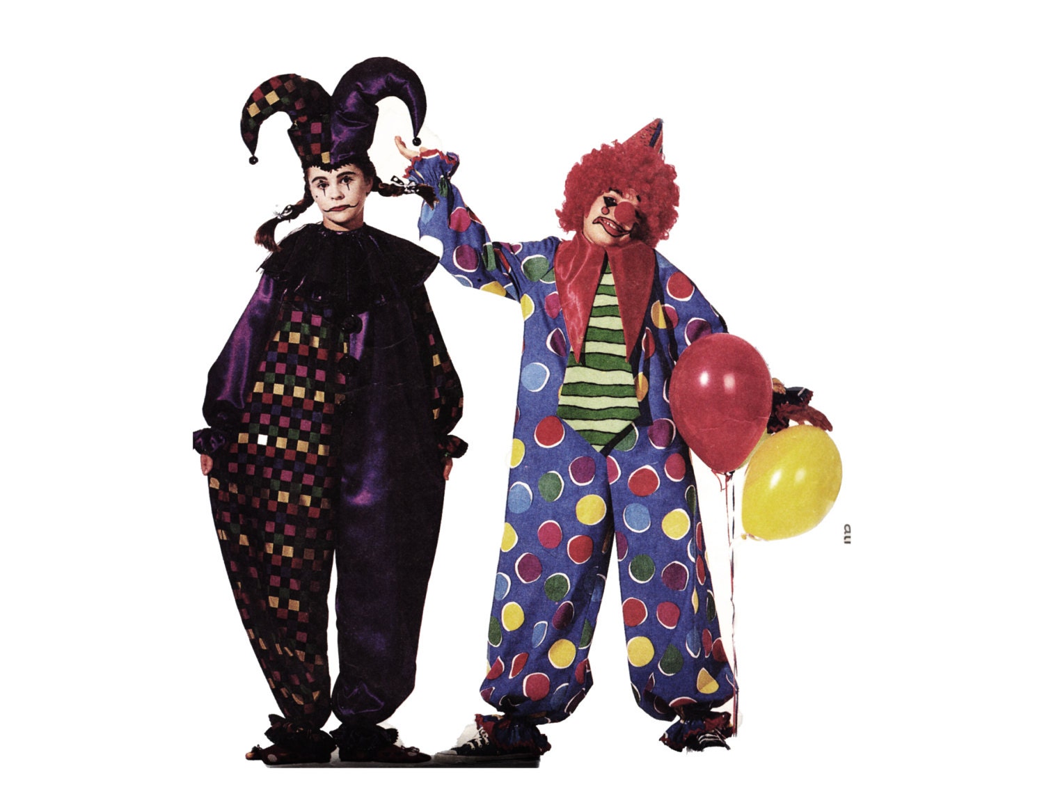 last chance clown costume pattern size medium by