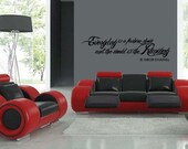 Coco Chanel Quote "Everday Is A Fashion..." Wall Decal 36"W x 10"H
