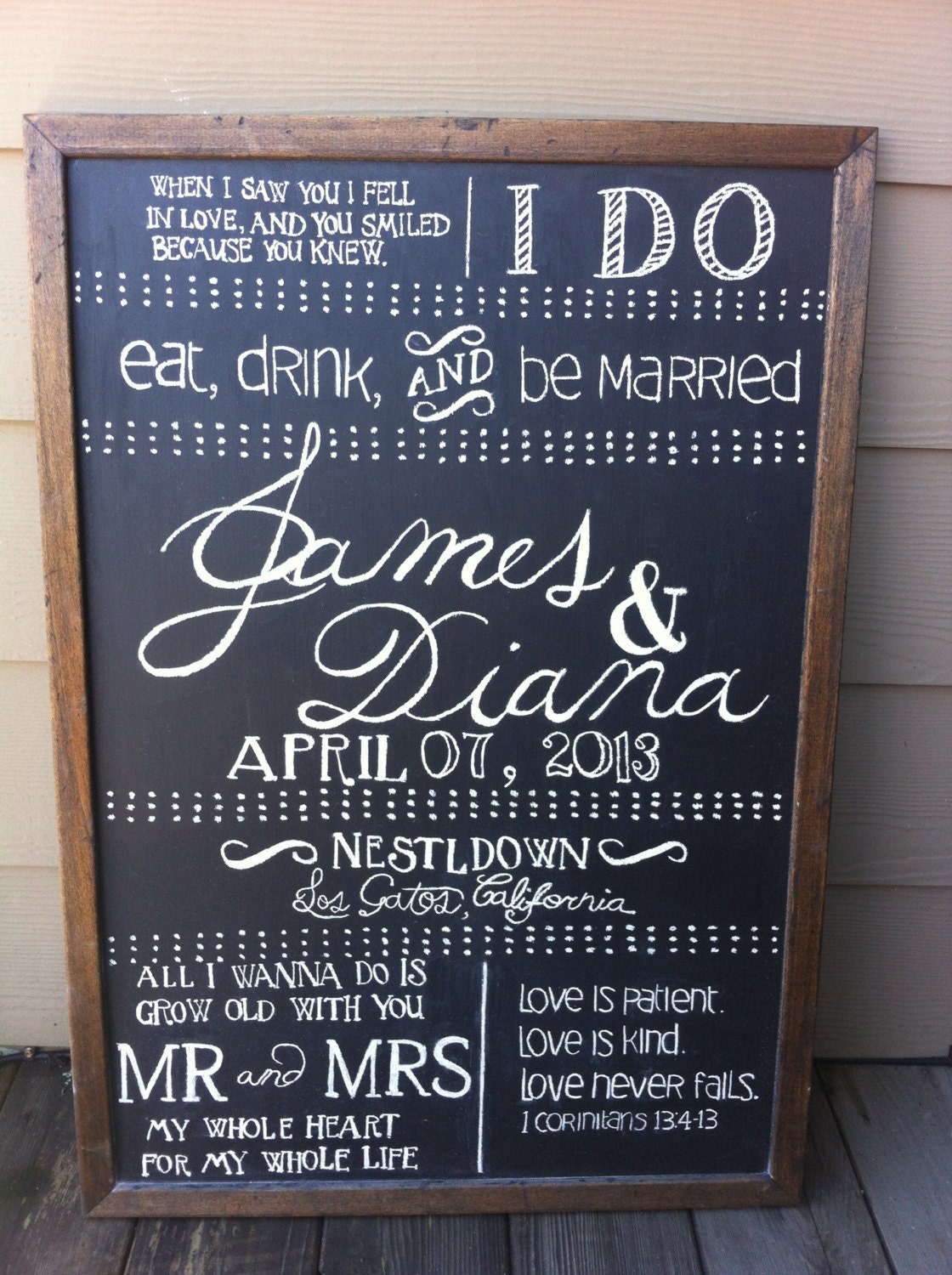 Chalkboard Wedding Quotes. QuotesGram