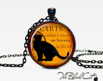 Black cat Pendant Black cat necklace Black cat jewelry
