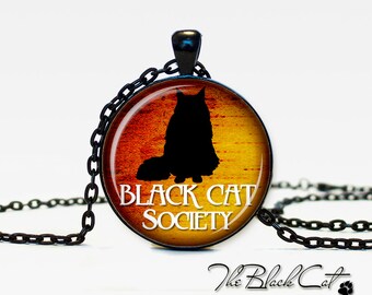 Black cat Pendant Black cat necklace Black cat jewelry