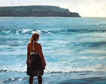 Shore Summer Girl Limited Edition print 28/150