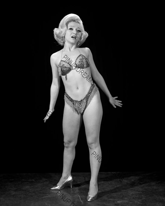 Items Similar To Vintage Art Photograph Of Burlesque Stripper Tracy Carroll 01 8 X 10 Re