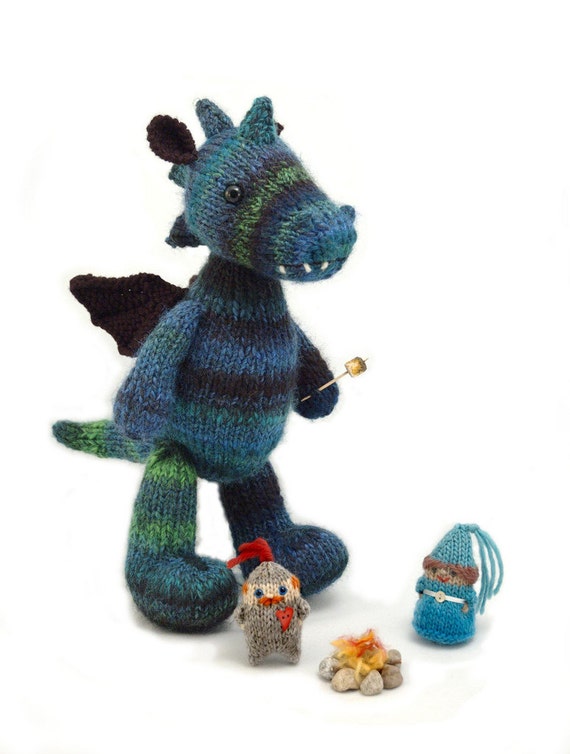 Dragon and Friends knitting pattern