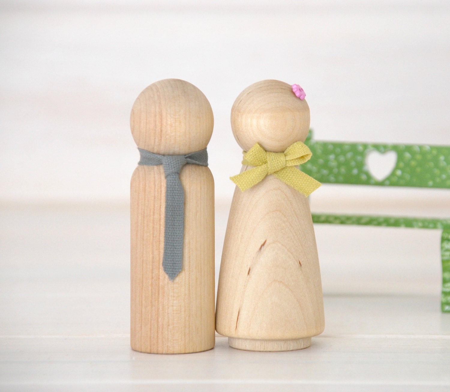 Wooden peg people