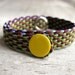 Floss Friendship Bracelet, Purple and Green Bracelet, 8 inch Bracelet, BEE HOUSE