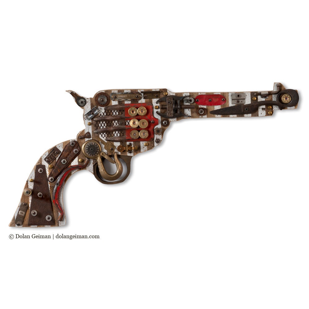 Gun Collection Wall Art Assemblage