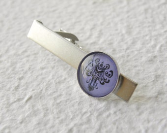 The Haunted Mansion Tie Clip - Choose from The Hitchiking Ghosts, Creepy Wallpaper, Doom Buggy, and Stretching Portrait - Disneyland Gift