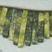 SALE - Yellow Turquoise Mini Cleopatra Collar Fan 13pc Bead Set M1