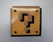 large mario question block vinyl sticker