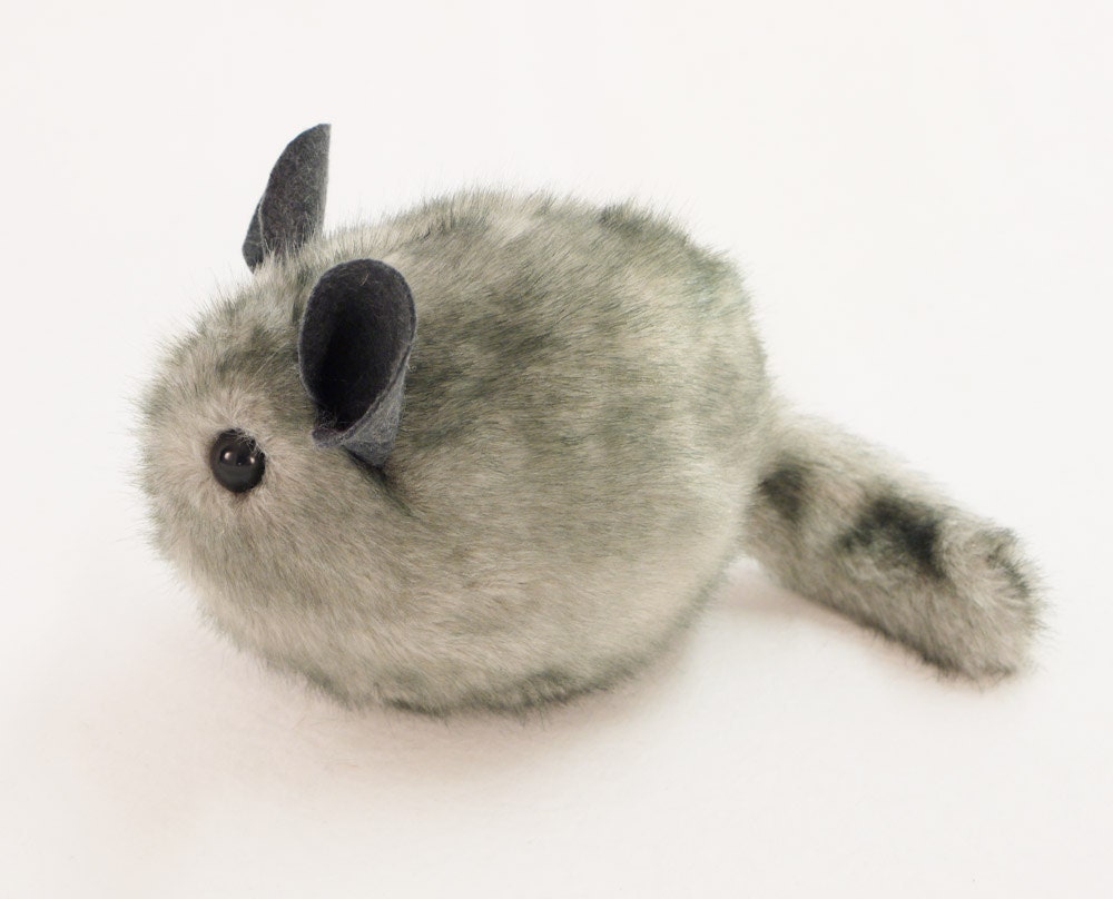 stuffed chinchilla toy