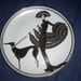 Franklin Mint House of Erte "Symphony In Black" Art Deco Limited Edition Porcelain Plate Design by Artist Erte