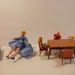 Complete Vintage Blue Box Toys Dollhouse Family 1970s- 1980s