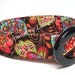 Womens Fabric Belt Black Ribbon Belt D-Ring Belt Wide Belt // Flamenco in black and red in sizes xs to plus size