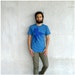 SALE - Mens tshirt - Small - eco friendly fashion - octopus print on American Apparel teal blue organic cotton t shirt - Sucker for Ink