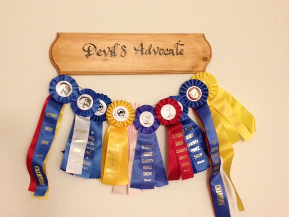 Items similar to Custom Horse Show Ribbon Display Rack - any font on Etsy