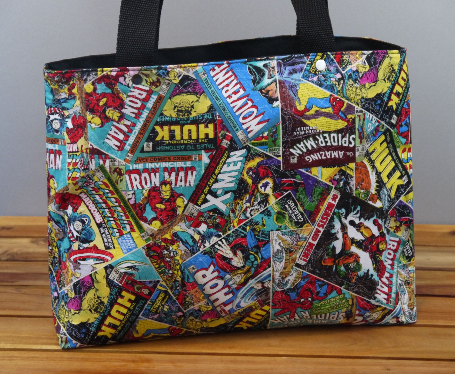 Marvel Comic Book Covers Carry Bag / Tote Bag / Market Bag