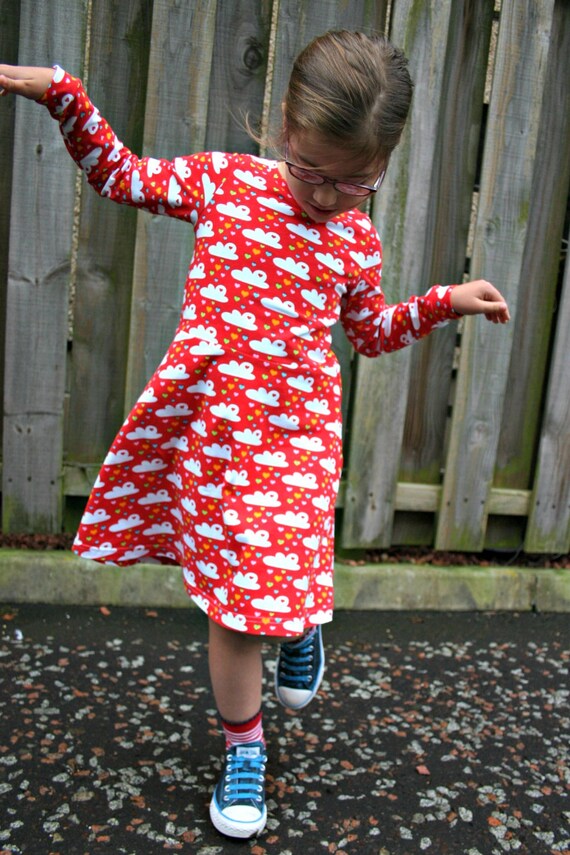 The Skater Dress sewing pattern 18m/2T 3T/4T 5Y/6Y 7Y/8Y