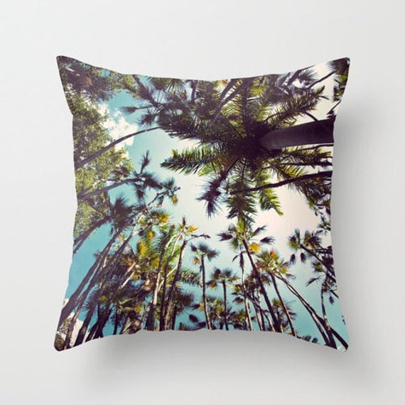Palm Tree Pillow Case Tropical Pillow Cover Allover Print