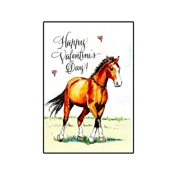kids-valentine-cards-horse-valentine-instant-download-etsy