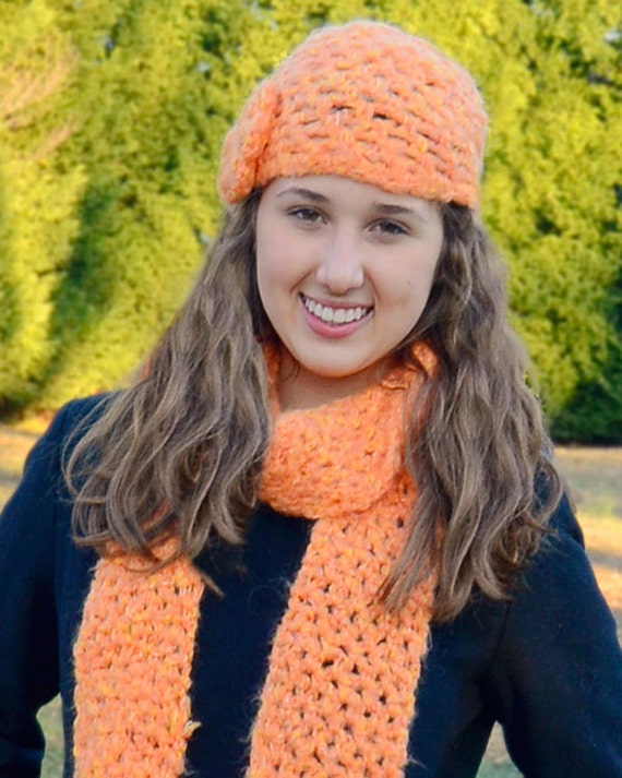 Divine Hat and Scarf Set Crochet Pattern PDF PA341