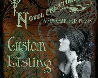 Ask Me About A Custom NovelCreations Book Purse