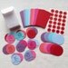 DIY Valentine Card Kit - Makes 24 Mini Cards with Envelopes - Valentine Party Card Kit
