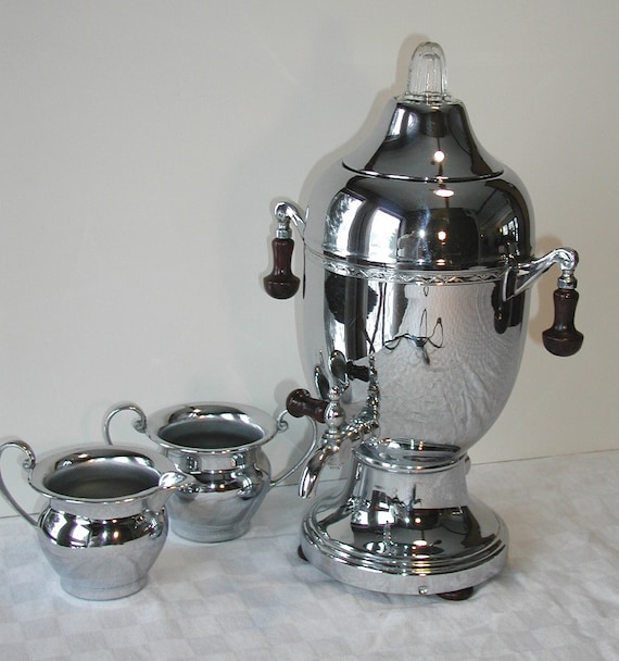 Farberware Percolator Set 50 Vintage Coffee Urn Creamer