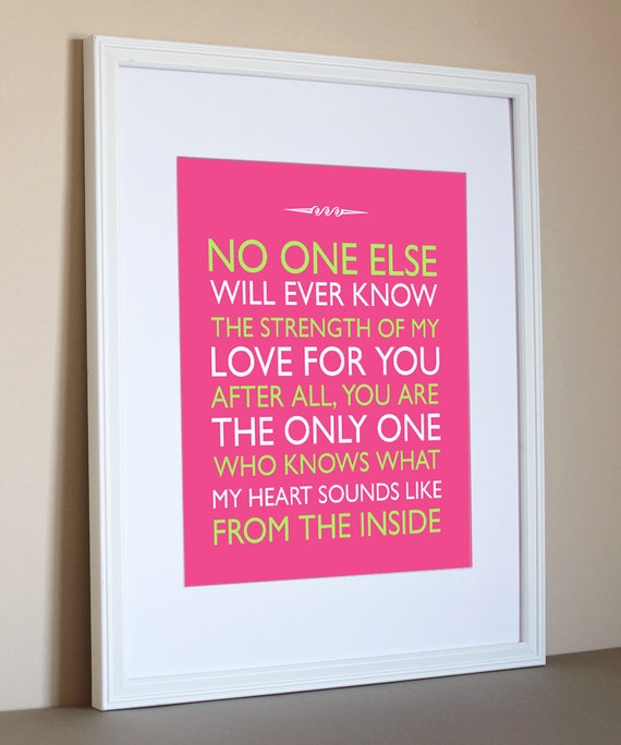 New Born Gift Baby Room Decor Pink Nursery Wall Art Baby Girl