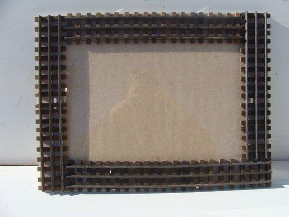 Items Similar To Vintage Railroad Track Picture Frame On Etsy