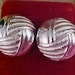 NAPIER - Silver Plate Clip Earrings w/Comfort Tension Screws