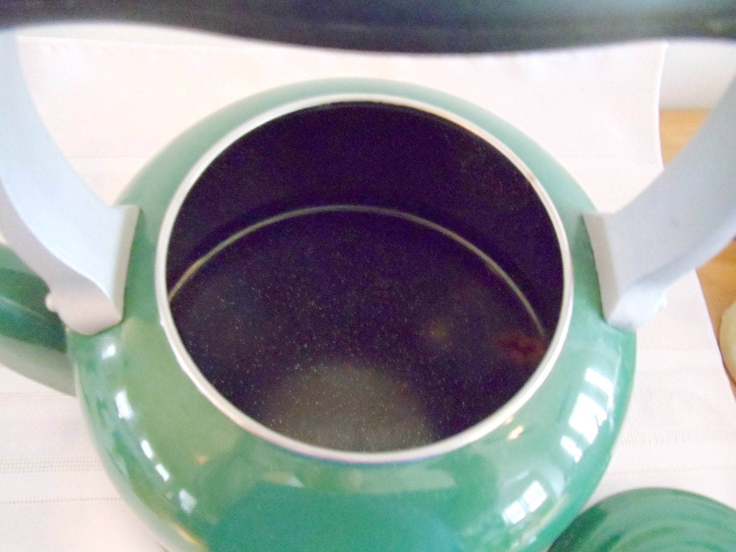 Le Creuset Tea Kettle in Forest Green
