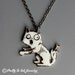 Zombie Kitty necklace