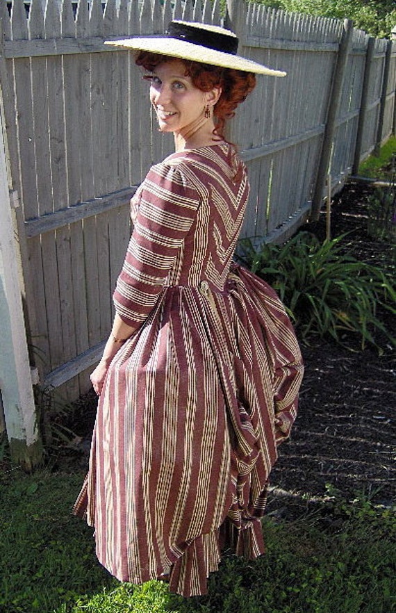 1700s Colonial Gown 18th Century Polonaise