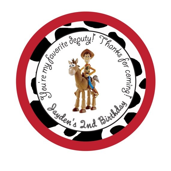 Personalized Stickers Western Theme Cowboy Cowgirl Set of 100 Il_570xn