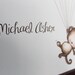 Baby Shower Guestbook-Monkey with Stripes