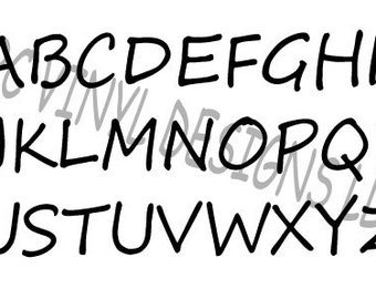CUSTOM VINYL ALPHABET Letters 2 inch Any Color Your Text Made to Order Vinyl Letters Decals