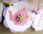 Tea Party Banner - Grace - Happy 1st Birthday - ScrapYourStory